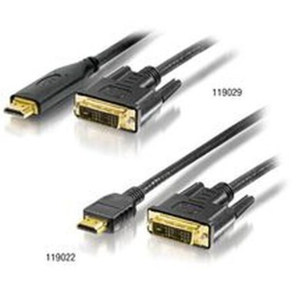 Equip HDMI-DVI-D kabel propojovací 5m / typ A / single link (119325)