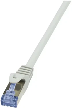 LogiLink PrimeLine šedá / Patch kabel / Cat6A / S/FTP / AWG 26/7 / 5 m (CQ3072S)