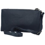 Stylová dámská koženková crossbody kabelka MaxFly Gimalli, tmavě modrá