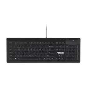 ASUS klávesnice Smart Card KU100 černá / klávesnice / membránová / drátová / čtečka karet / CZ/SK (90XB05E0-BKB000)