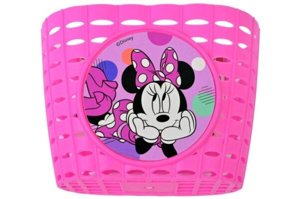 Košík na kolo Volare Minnie, růžový