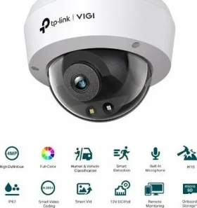 Rozbaleno - TP-Link VIGI C240(4mm) bílá / Venkovní IP kamera / 2560 x 1440 / mikrofon / IR / RJ45 / IP67 / rozbaleno (VIGI C240(4mm).rozbaleno)