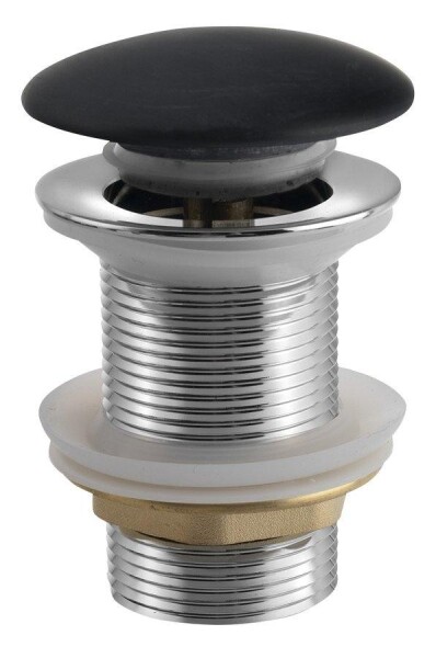 SAPHO - BLOK umyvadlová výpust 5/4“, click-clack, zátka matný černý marquin 2401-931