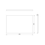 POLYSAN - PLAIN panel boční 85x59cm 72695