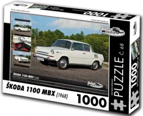 RETRO-AUTA Puzzle č. 68 Škoda 1100 MBX (1968)
