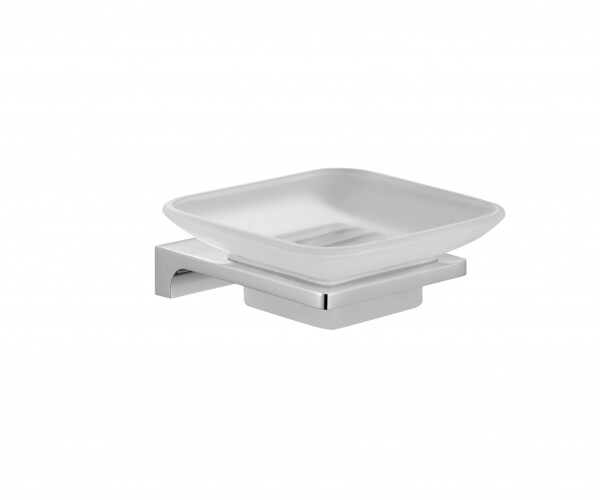 RAV Slezák - NIL - Koupelnový doplněk Mýdlenka skleněná, Chrom NLA0300 NLA0300