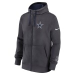 Nike Pánská mikina Dallas Cowboys NFL Playbook Full-Zip Fleece Hoodie - Antracitová Velikost: 2XL
