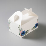 Výslužková krabice s rukojetí Blue 13x9x7cm