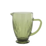 Chic Antique Džbán Saint-Émilion Olive 1 l, zelená barva, sklo