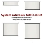 120" MS-120 / Promítací plátno / poloautomatické / 4:3 / 244x183 cm (ER M120 4:3)