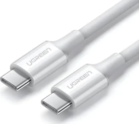 Ugreen kabel USB-C - USB-C bílá / Kabel / 1 m / rychlé nabíjení (6957303865512)