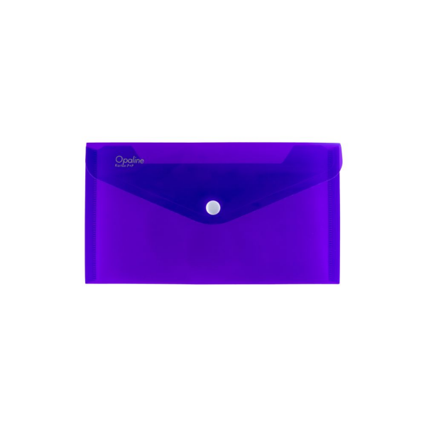 Psaníčko s drukem DL Opaline fialová - 5ks