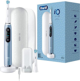 Oral-B iO Series 9 Aqua Marine Luxe Edition / Elektrický zubní kartáček / magnetické iO / 7 režimů / AI / OLED (421900)