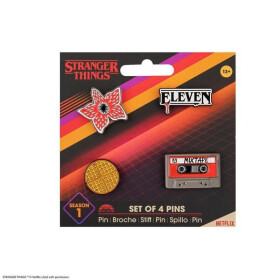 Stranger Things Odznak 4 ks (1. série)
