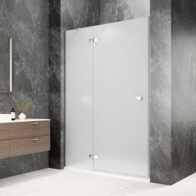 POLYSAN - GLOBE CHROME sprchové dveře do niky 1000, matné sklo, levé GB1010MLC