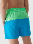 Chlapecké plážové šortky typu boardshorts 4F - modré Velikost: 158/164