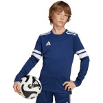 Adidas Squadra 25 dětské tričko s dlouhým rukávem tmavě modré JJ0049 116 cm
