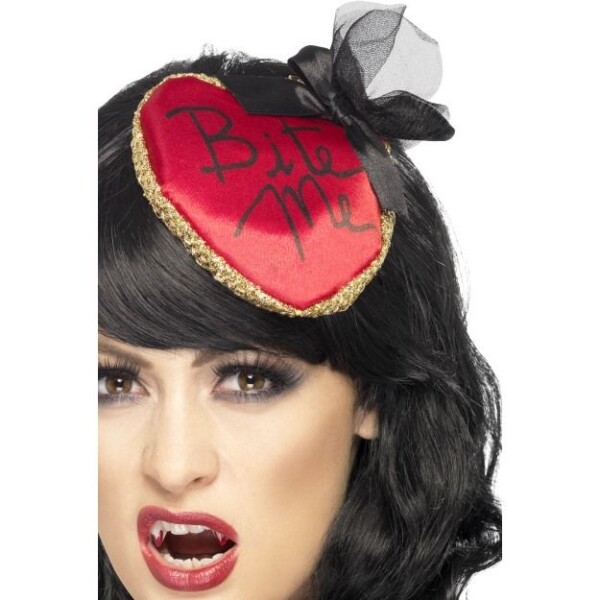 Smiffys.com Klobouk - mini - Bite me - kousni mě