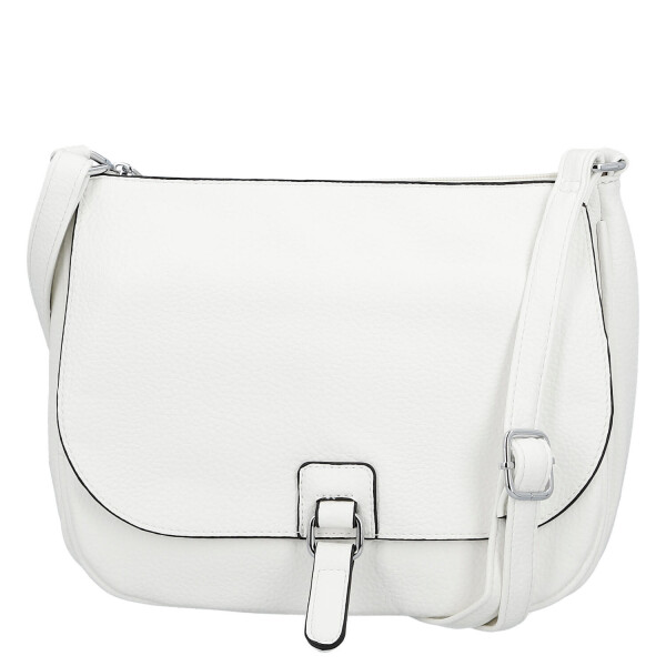 Trendy dámská koženková crossbody kabelka Grácie, bílá