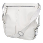 Velká prostorná crossbody kabelka Figo, bílá