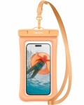 Pouzdro Spigen A610 vodotesné mobil 6.9'' ACS06011 oranžové