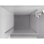 MEXEN/S - Exo sprchový kout dveře křídlové 75 x 95, transparent, chrom 8181-075-095-01-00