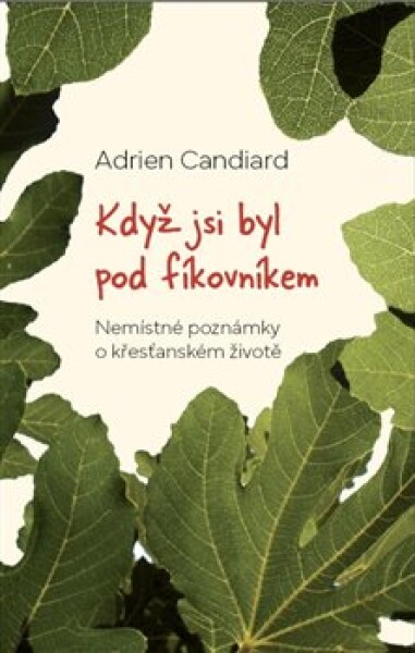 Když jsi byl pod fíkovníkem - Adrien Candiard