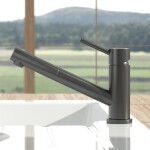 Dřezová baterie Villeroy & Boch Como Shower, 92520005, antracit 92520005