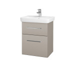 Dřevojas - Umyvadlová skříňka GO SZZ2 50 - N07 Stone / Úchytka T04 / N07 Stone 204594E