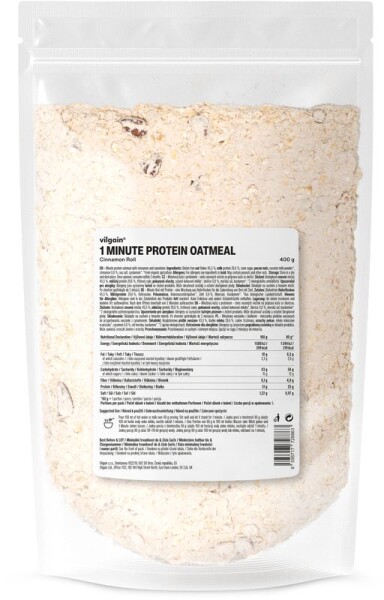 Vilgain Minutová proteinová ovesná kaše – skořicová rolka 400 g