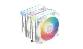 DEEPCOOL AG620 WH ARGB V2 bílá / Chladič CPU / 2× 120 mm ARGB / Hydro Bearing / LGA1851 / AM5 (R-AG620-WHAMMN-GJD)