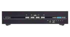 ATEN 4-Port USB 4K HDMI Secure (CS1144H4C-AT-G) / KVM switch / 4K UHD / Dual Display / 8x HDMI / USB (CS1144H4C-AT-G)