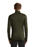 Pánské merino triko dlouhý rukáv, 1/2 zip ICEBREAKER Mens 260 Tech LS Half Zip, Dark Loden velikost: L