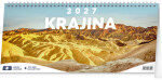 NOTIQUE Kalendář 2027 stolní: Krajina - 14denní, 33 x 14,5 cm