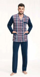 Pánské rozepínací pyžamo 797 3XL XXXL