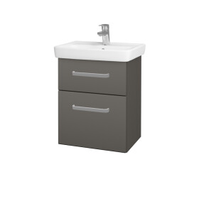 Dřevojas - Umyvadlová skříňka GO SZZ2 50 - N06 Lava / Úchytka T01 / N06 Lava 204587A