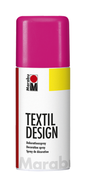 Barva na textil ve spreji Marabu Textil Design spray 150 ml - růžová neonová 334