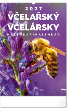 NOTIQUE Kalendář 2027 nástěnný: Včelařský - Včelársky CZ/SK, 33 x 46 cm