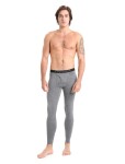 Pánské spodky ICEBREAKER Mens 200 Oasis Leggings w Fly, Gritstone Heather velikost: XXL