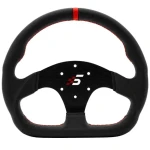 Simagic P-325D Věnec volantu / 325 mm / CNC frézovaý hliník a kůže (P-325D(LEATHER))