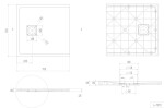 Erga Hyper, SMC sprchová vanička 70x70x2, 6 cm + sifon, bílá matná, ERG-V06-SMC-7070S-WH