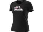 Dynafit Graphic Cotton dámské tričko krátký rukáv Black Out/Dynavan vel. 42/36/S