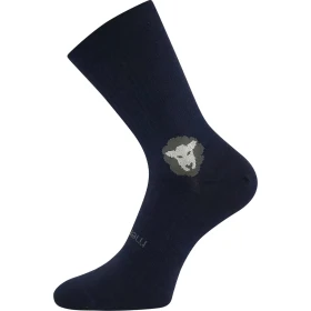 VOXX Ponožky anatomicky tvarované z merino BAREFOOTAN s ionty stříbra TMAVĚ MODRÉ (3 páry) 43-46 124974