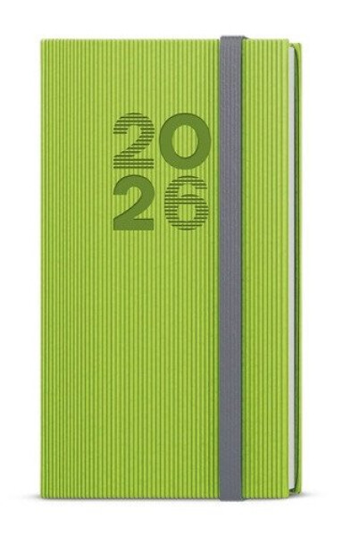 Týdenní diář 2026 Jakub Vigo kapesní zelená