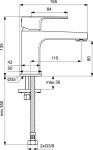 IDEAL STANDARD - Cerafine D Umyvadlová baterie, chrom BC682AA