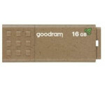 GOODRAM ECO FRIENDLY USB 3.0 16GB hnědá / Flash disk / USB-A 3.0 / čtení: 60MBs / zápis: 20MBs (UME3-0160EFR11)