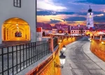 ENJOY Puzzle Malé náměstí, Sibiu, Rumunsko
