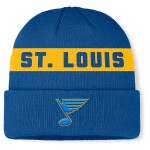 Fanatics Pánská zimní čepice St. Louis Blues NHL Authentic Pro A/Cap Cuffed Beanie