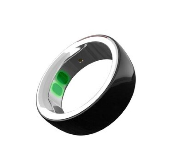 Niah Moon Ring vel. 9 / Chytrý prsten / BT 5.0 / G-SENSOR / 5ATM / doprodej (NH-MOON-BK9)