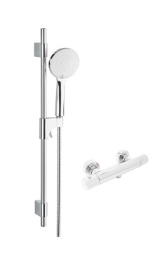 Sprchová baterie SAT se sprchovým setem 150 mm chrom SATBST268SET SATBST268SET